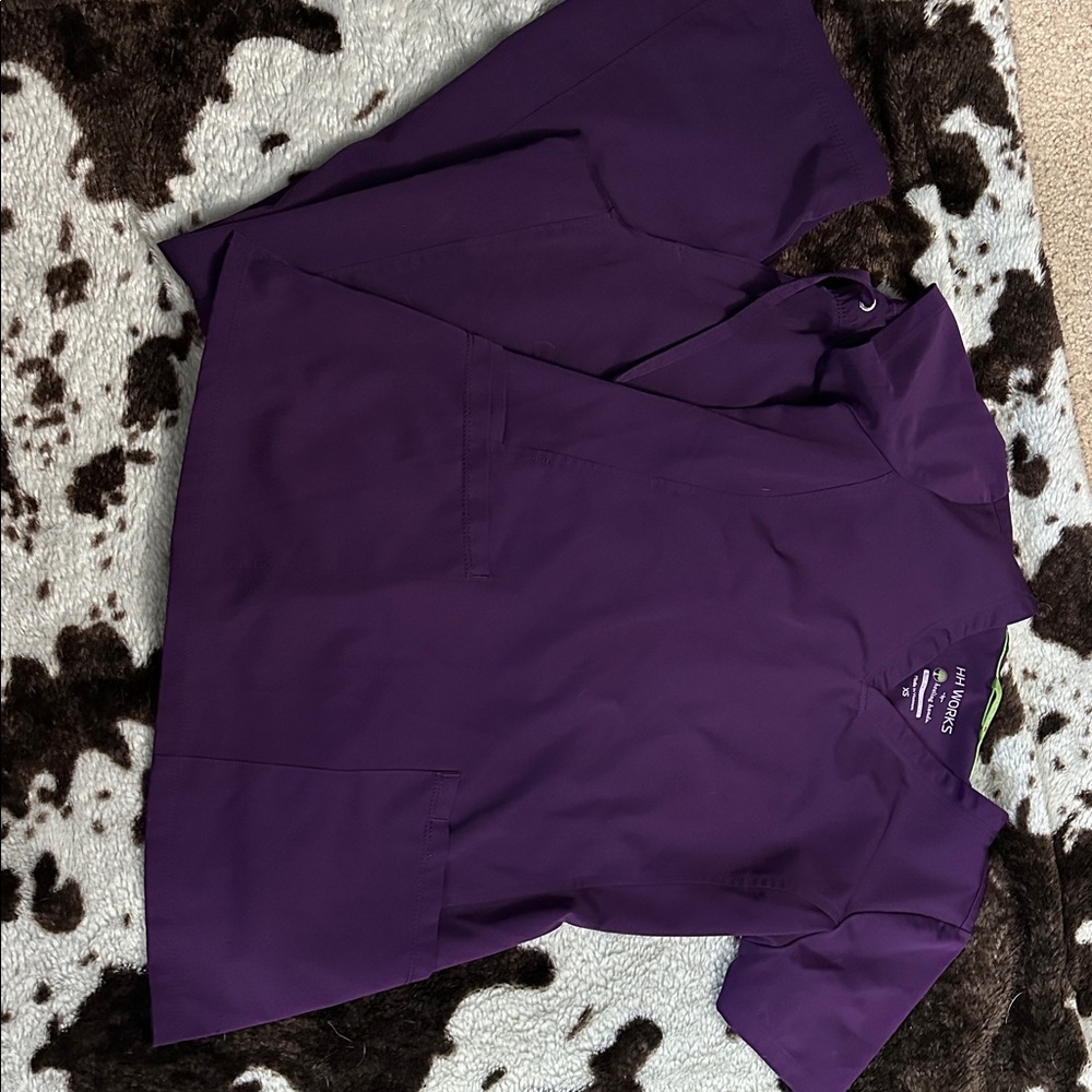 Purple Scrub Top